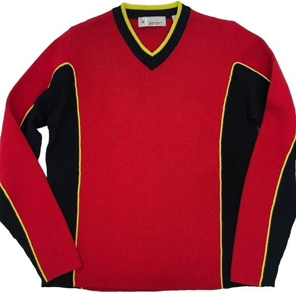 LT Sport Pure Merino Wool Ski Snowboard Sweater M - Picture 1 of 7